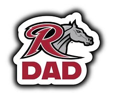 Rider University Broncs Dad Decal-Die Cut Proud College Dad Sticker Set