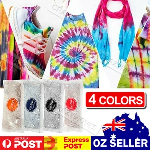 DIY Fabric Tie Dye Powder Pigments Clothing Dyeing Painting Color Handmade VIC - Picture 1 of 16