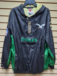 Mitchell & Ness - NFL Throw Backs - Eagles Windbreaker SIZE L - Picture 1 of 16