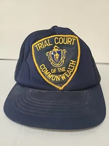 Trial Court of the Commonwealth (MA) Baseball Cap Patch Snapback - Picture 1 of 5