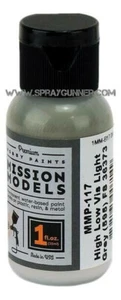 Mission Models Paints Color: MMP-117 High Low Visibility Grey FS (595) FS 3 - Picture 1 of 2