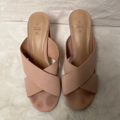 Call it Spring Women,s Sandals  Vegan Size 8 - Image 1 of 4