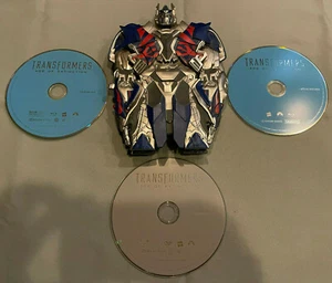 Transformers Age of Extinction Blu-Ray/DVD w/Limited Edition Optimus Prime Case! - Picture 1 of 1