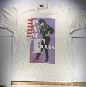 PAM TILLIS Don't Tell Me What To Do ORIGINAL 1990 PROMO Vintage SHIRT Large L - Picture 1 of 6