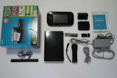 Nintendo WiiU 32GB　Console and Gamepad　Family Premium Set　Black　JP　NTSC-J［B-52］ - Image 1 of 4