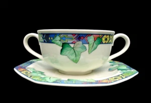 Suppentasse mit Unterteller Villeroy & Boch PASADENA neuwertig Top - Bild 1 von 4
