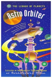 DISNEY WORLD ASTRO ORBITER - PÓSTER DE COLECCIONISTA - COMPRA CUALQUIERA DE LOS 2 OBTÉN CUALQUIERA 1 GRATIS!¡! - Imagen 1 de 3
