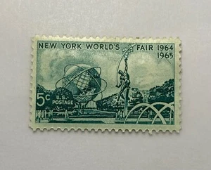 Rare 1964 New York World's Fair 5 Cents Stamp Mint Never Hinge. - Picture 1 of 13