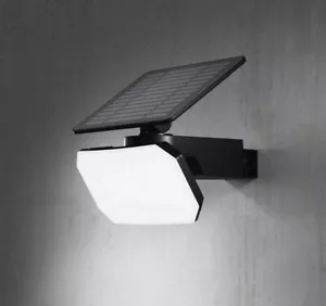 LED SOLAR Wandleuchte Terrassen Wand Lampe Außenleuchte Wegelampe IP54 600 lm - Bild 1 von 7