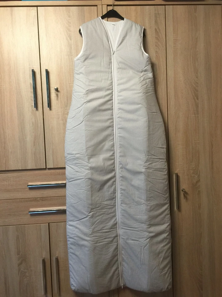 Winter Schlafsack 180 cm NEU Vichy grau - Bild 1 von 1