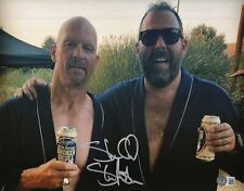 Stone Cold Steve Austin Signed 11x14 Photo BAS COA WWE Picture w/ Bert Kreischer