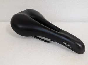 Terry Fly Cromoly Gel, Mens Touring Bike Saddle Seat, Comfortable Center Cutaway - Picture 1 of 8