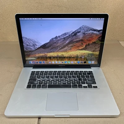 MacBook Pro 15" 2010 2.53GHz i5-M540 4GB RAM 500GB HDD MacOS High Sierra - Image 1 of 4