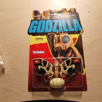 SUPER7 Reaction MOTHRA 1961  GODZILLA Action Figure NEW Ultra Rare Super 7 - Image 1 of 4