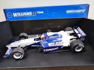 1/18 Scale Minichamps Williams- BMW FW22 2001 Montoya Signed Montoya - Picture 1 of 7