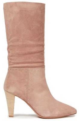 RRP€376 BA&SH Leather Ankle Boots US6.5 UK4 EU37 Pull On Made in Portugal - Image 1 of 4