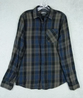 Jack & Jones Mens Medium Multicolor Plaid Longsleeve Cotton Shirt - Image 1 of 4