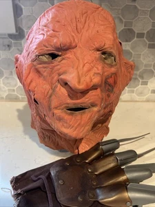 1987 Heron Freddy Krueger Nightmare On Elm Street 3 Halloween Maschera Vintage... - Foto 1 di 3
