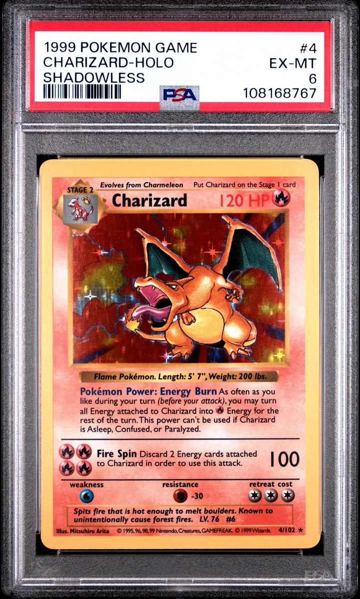 ポケモンカードゲーム Pokmon TCG BaseSet 1st Edition Charizard BGS 9.5 w/10 CHARIZARD 1ST EDITION SHADOWLESS 1999 POKEMON BASE #4