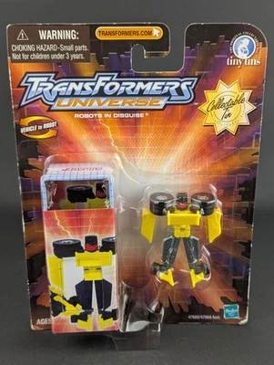 Transformers Universe Mirage Minicon SEALED Hasbro 2003 Tiny Tins Skyboom Shield - Image 1 of 4