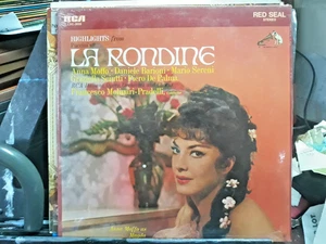 Highlights Puccini's La Rondine  MOFFO BARIONI SERENI SCIUTTI DE PALMA SEALED LP - Picture 1 of 3