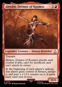 1x - Alexios, Deimos of Kosmos - #33 - Assassin's Creed - CUC NM MTG - Picture 1 of 1