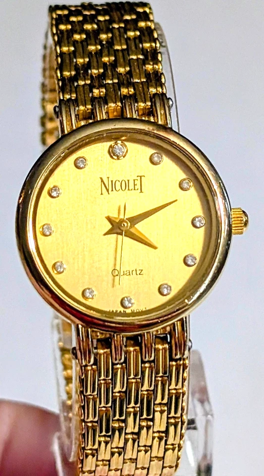 Armand Nicolet NC2005 05-1L30 золото кварцевые швейцарские женские часы - новый наручные часы - Изображение 1 из 4