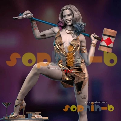 Harley Quinn Gotham's Tease 1:4 Model Kit Unpainted 3d Print GK Statue Figure - Image 1 of 4