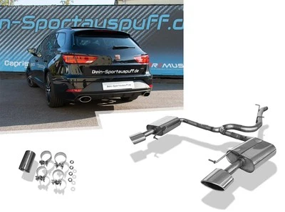 FOX Sportauspuffanlage ab OPF Seat Leon ST 5F Cupra 300 4Drive je 160x90mm - Bild 1 von 4