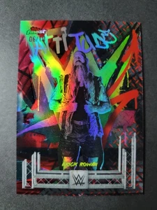Erick Rowan 2025 Topps Finest WWE Rare Red Black Vapor Refractor /10 - Picture 1 of 2