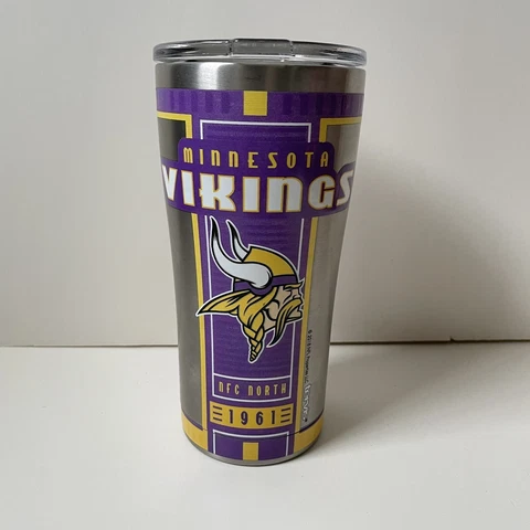 New Tervis Minnesota Vikings 20oz Stainless Steel Tumbler - NFL Cover