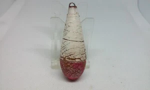 Vintage Practice Casting Plug Red/White 2 1/2" Casting 5/8oz Rubber Fishing plug - Picture 1 of 6