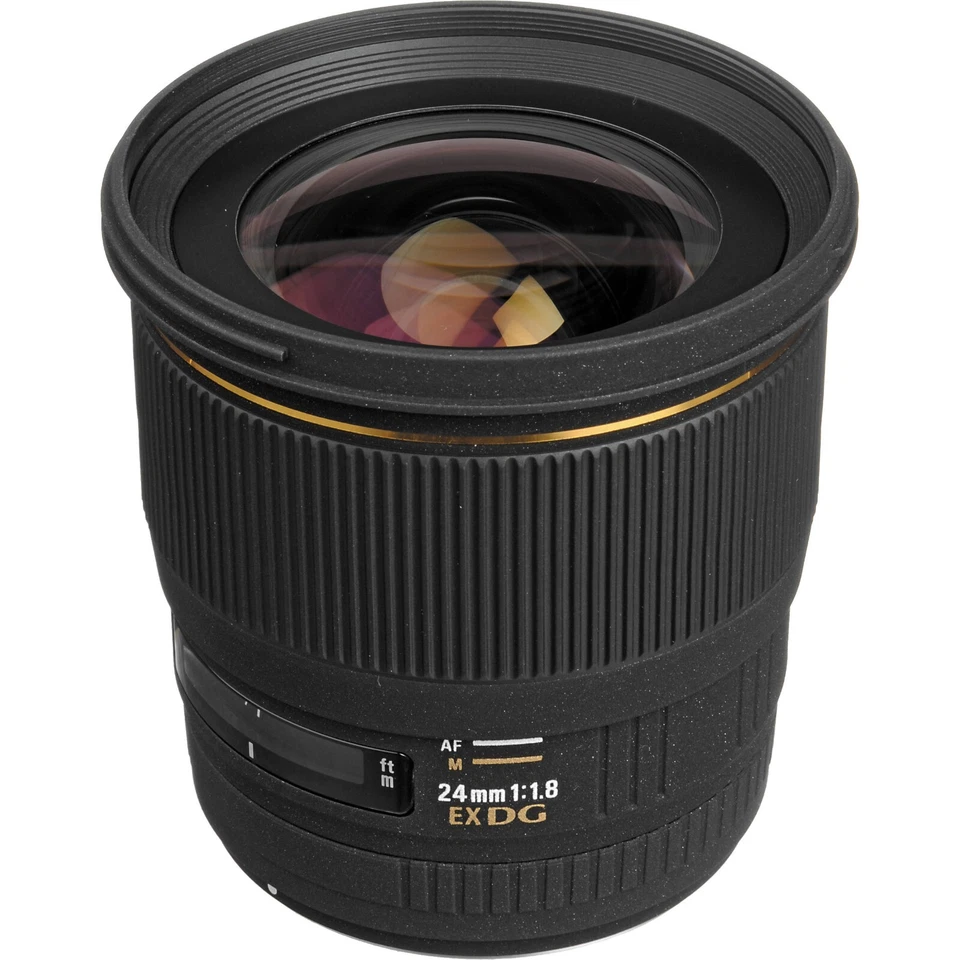 USED Sigma EX 24mm f/1.8 ASP EX DG Lens For Nikon FREESHIPPING - Image 1 of 1