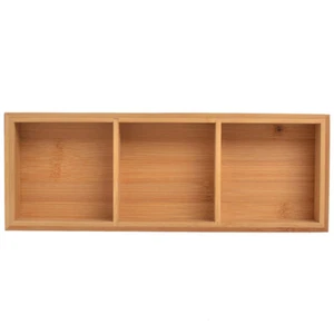 Reusable Sturdy Washable Practical Wood Serving Tray Kitchen Household - Picture 1 of 12