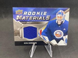 2020-21 UPPER DECK SERIES 2 HOCKEY ILYA SOROKIN ROOKIE MATERIALS PATCH ISLANDERS