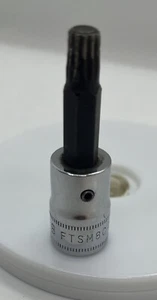 SNAP ON FTSM8C 3/8" Drive Metric 8 mm Standard Triple Square Bit Socket Good - Picture 1 of 7