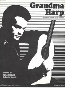 Grandma Harp Merle Haggard Sheet Music 1972 Blue Book Hansen Vocal Piano Guitar - Picture 1 of 3