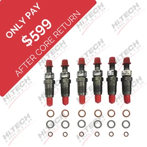1HZ Inyectores (x6) Traje Toyota Landcruiser 093500-3400 / 23600-64050 / 0935003400 - Imagen 1 de 5