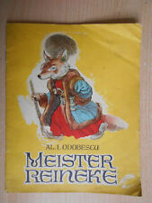 Odobescu Meister Reineke A.Alexe Kinderbuch Bilderbuch Heft Rumänien 1956 DDR