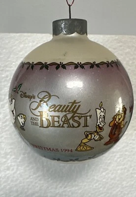 La Bella y la Bestia 1994 Adorno de Navidad Foto 1 de 3