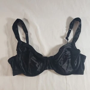 Victoria's Secret Second Skin Satin Ungefütterter BH mit voller Abdeckung 34C Schwarz - Bild 1 von 6