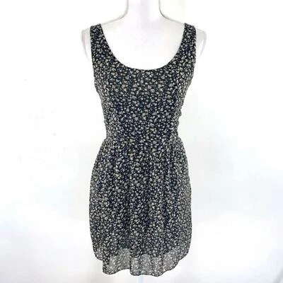 BRANDY MELVILLE Floral Open Back Fit & Flare Dress OS - Image 1 of 4