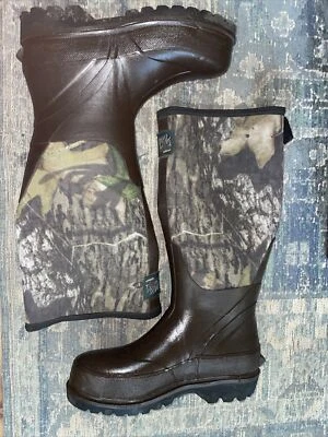 MAD DOG Camo Neoprene Rubber Hunting Muck Working Rain Snow Boots Mens 8 - Image 1 of 4