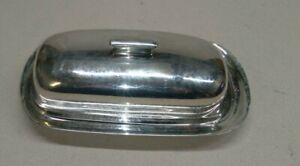 Reed and Barton stainless steel butter dish # 1142 no glass insert