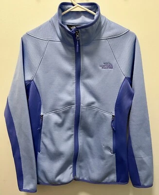 The North Face 夹克紫色丁香女式中号全拉链 — 第 1/4 张图片