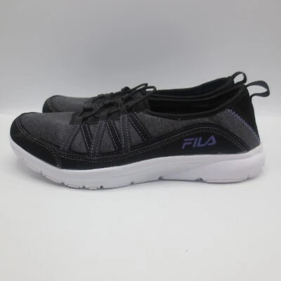 Fila Mujer Pilota 5SG30294-970 Gris Negro y Púrpura Zapatos Tenis Talla 9 Foto 1 de 4