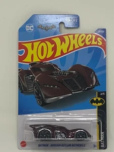 Hot Wheels Batman:Arkham Asylum Batmobile Burgundy  #32 32/250 *** BRAND NEW *** - Picture 1 of 2