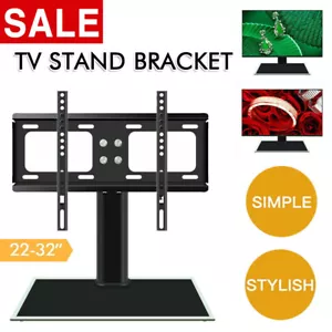 Universal Desk Table Top TV Stand Bracket VESA Mount LCD LED Plasma 22 - 32" UK - Picture 1 of 14