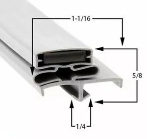 Delfield 1702262 GASKET,DR,NARROW,1/2 STD, 20-1/2" x 29", genuine OEM Part - Picture 1 of 3