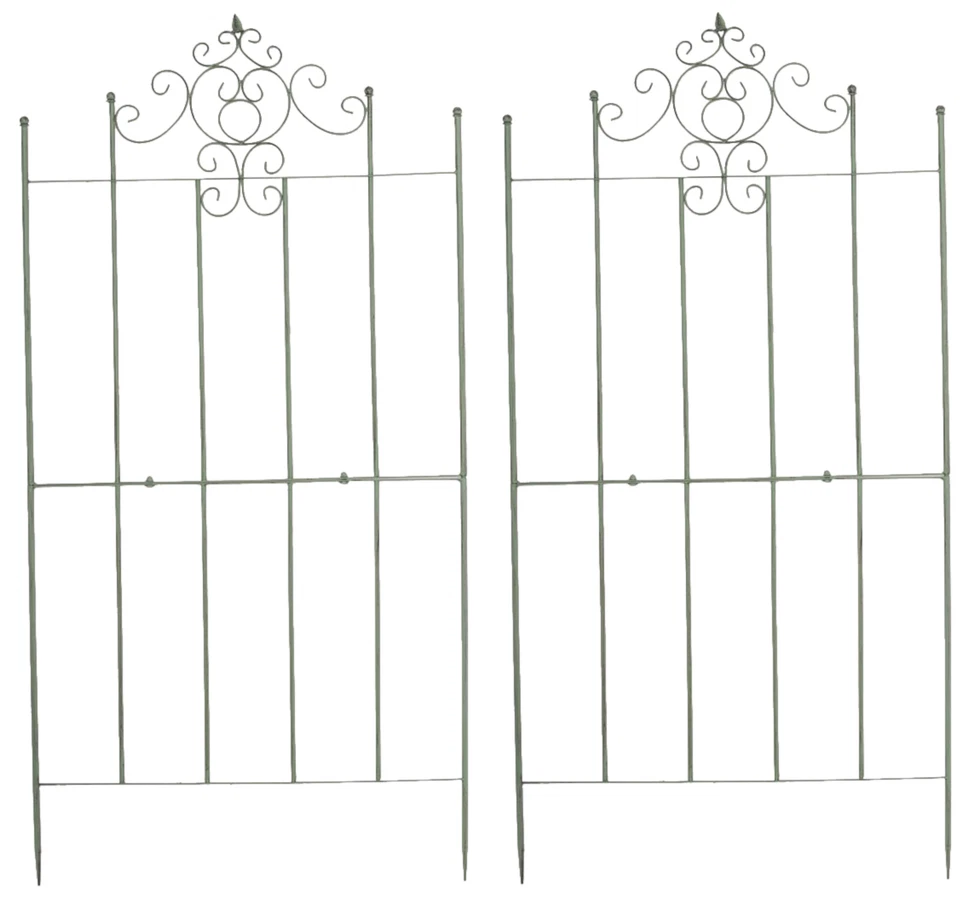 2er Set Rankgitter Paula Rankhilfe Pergola Spaliere Rosenhilfe Eisengitter - Bild 1 von 1